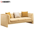 Luxury office Home furniture sofas Buff Real\Genuine Leather Sofas sectional 1+1+3 seater SOFA Wholesale